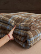 Heritage Plaid Double-Layer Fleece Throw Blanket original reference image 31