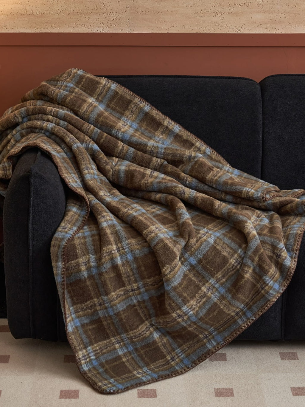 Heritage Plaid Double-Layer Fleece Throw Blanket original reference image 34