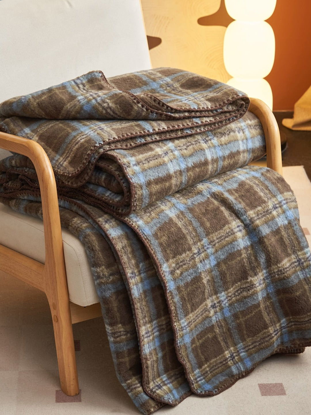 Heritage Plaid Double-Layer Fleece Throw Blanket original reference image 35