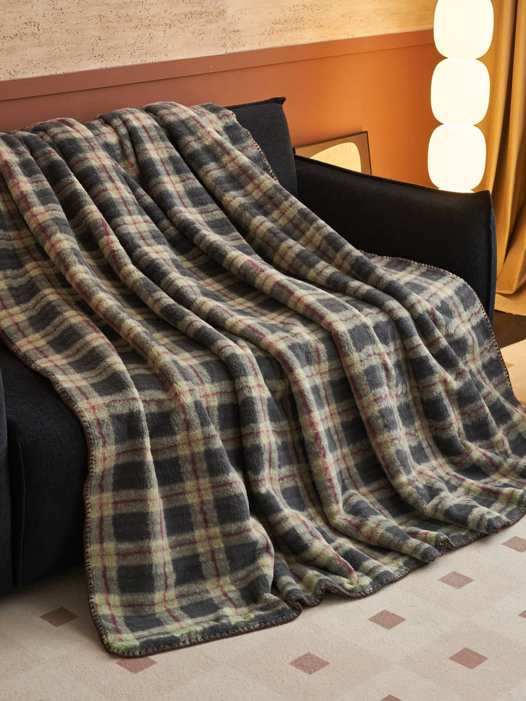 Heritage Plaid Double-Layer Fleece Throw Blanket original reference image 38