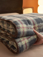 Heritage Plaid Double-Layer Fleece Throw Blanket original reference image 42