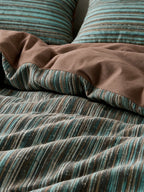 Heritage Stripe Cotton Jersey Duvet Cover Set original reference image 8