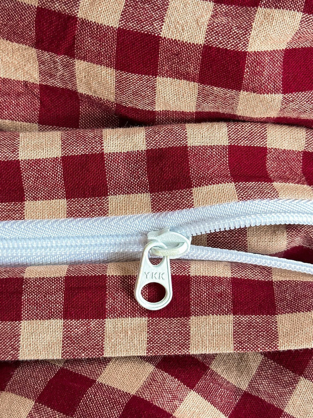 Holiday Plaid Washed Cotton Duvet Cover Set original reference image 11