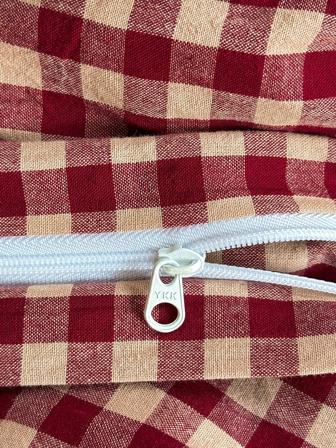 Holiday Plaid Washed Cotton Duvet Cover Set original reference image 11