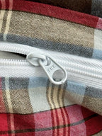 Holiday Plaid Washed Cotton Duvet Cover Set original reference image 41
