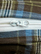 Holiday Plaid Washed Cotton Duvet Cover Set original reference image 53