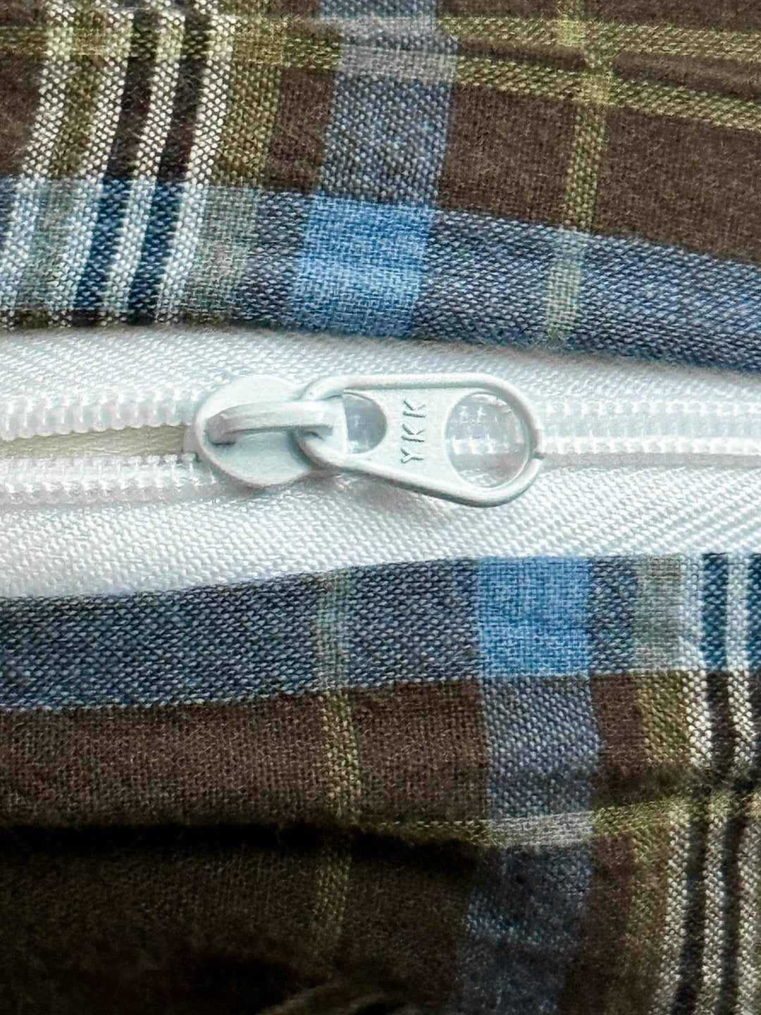 Holiday Plaid Washed Cotton Duvet Cover Set original reference image 53