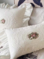 Lace Ruffle Throw Pillow