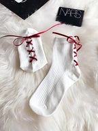 Lace-up Socks 12-pack