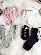 Lace-up Socks 12-pack