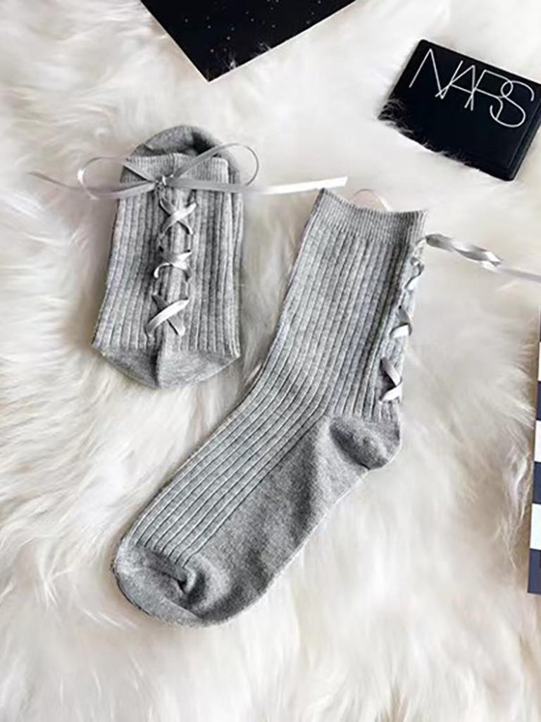 Lace-up Socks 12-pack