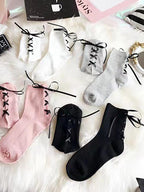 Lace-up Socks 12-pack