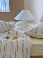 Linden Dash Cotton Clip-Jacquard Duvet Cover Set original reference image 6