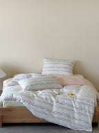 Linden Dash Cotton Clip-Jacquard Duvet Cover Set original reference image 8