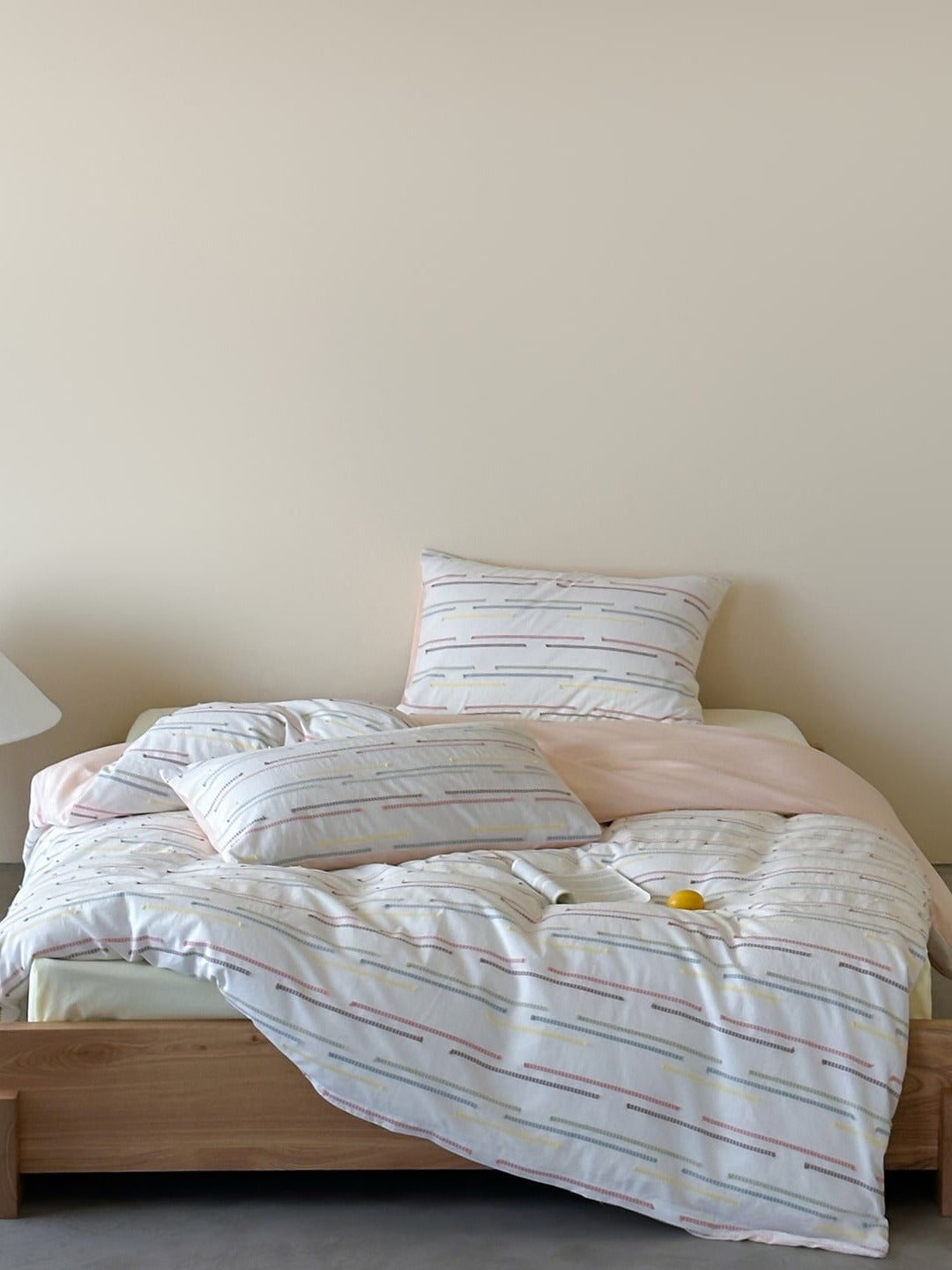 Linden Dash Cotton Clip-Jacquard Duvet Cover Set original reference image 8