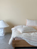 Linden Dash Cotton Clip-Jacquard Duvet Cover Set original reference image 9