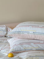 Linden Dash Cotton Clip-Jacquard Duvet Cover Set original reference image 14