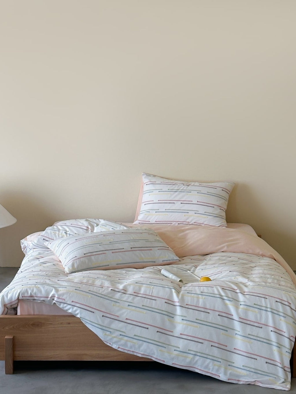 Linden Dash Cotton Clip-Jacquard Duvet Cover Set original reference image 16