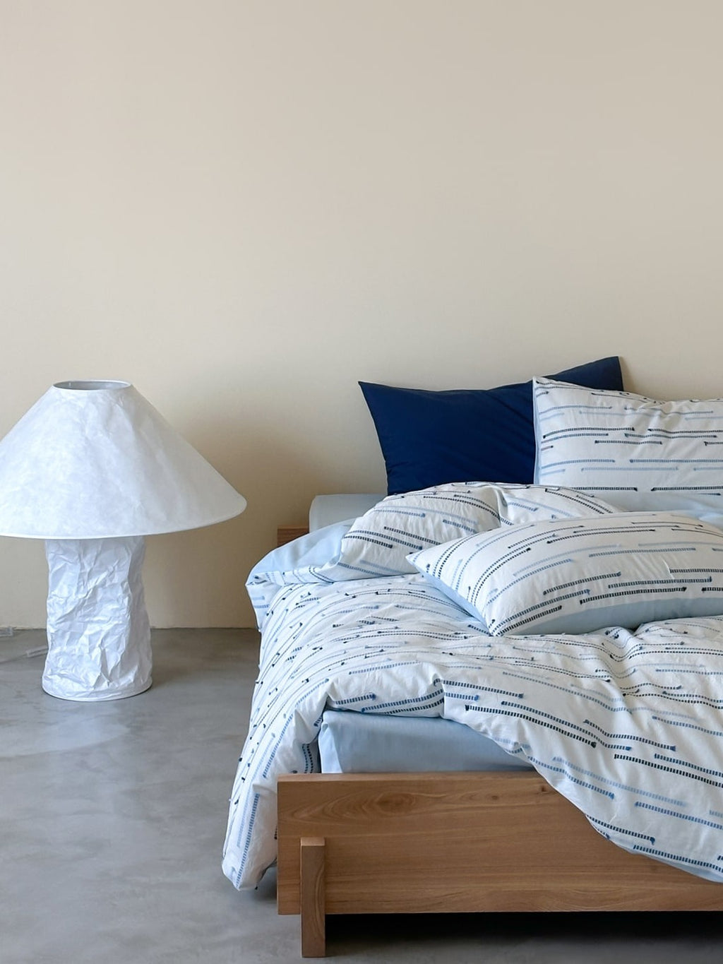 Linden Dash Cotton Clip-Jacquard Duvet Cover Set original reference image 17