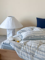 Linden Dash Cotton Clip-Jacquard Duvet Cover Set original reference image 21