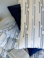 Linden Dash Cotton Clip-Jacquard Duvet Cover Set original reference image 23