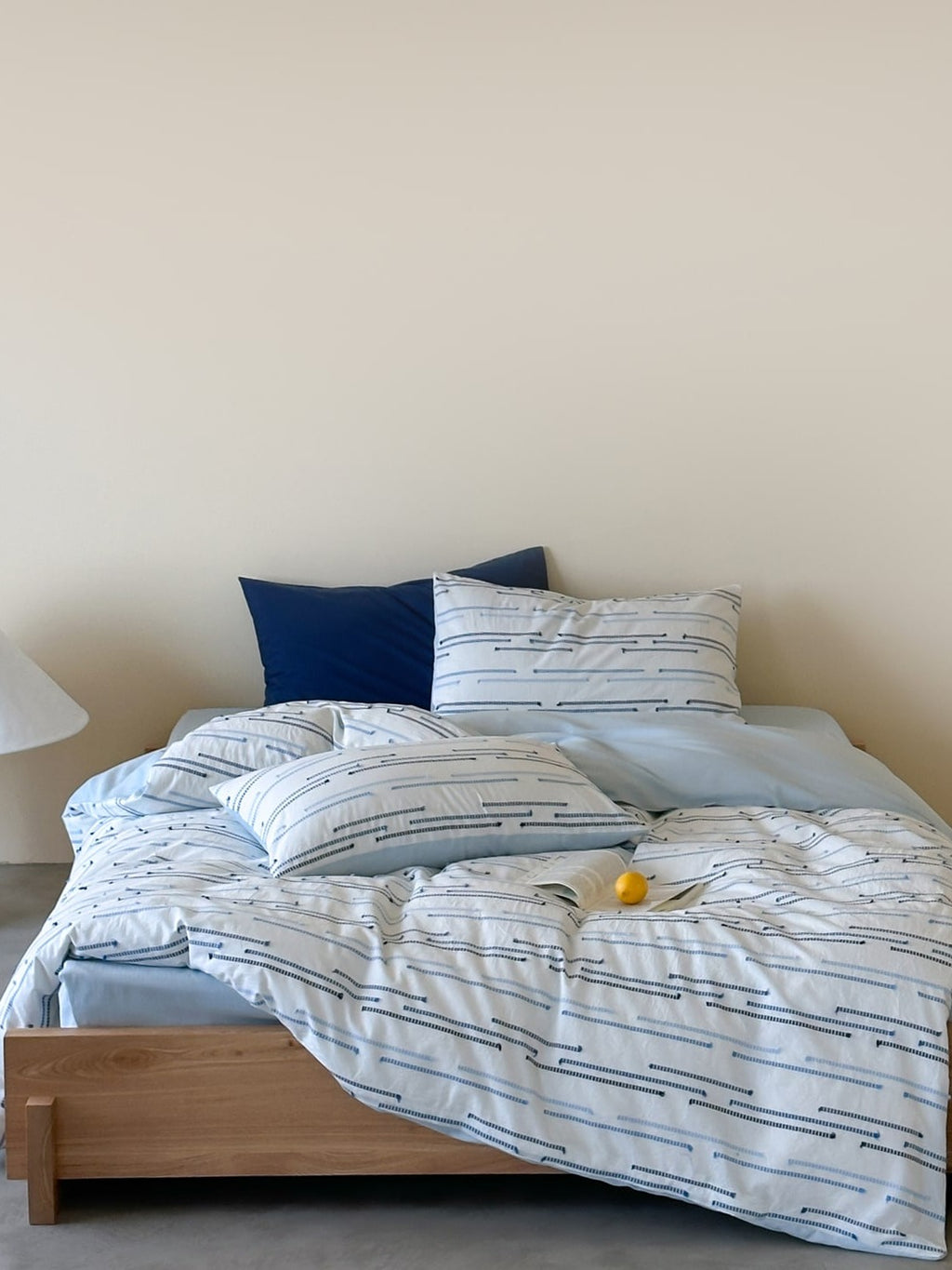Linden Dash Cotton Clip-Jacquard Duvet Cover Set original reference image 24