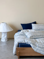 Linden Dash Cotton Clip-Jacquard Duvet Cover Set original reference image 25