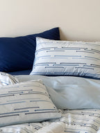 Linden Dash Cotton Clip-Jacquard Duvet Cover Set original reference image 27