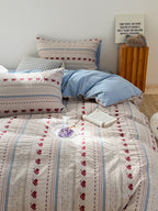Liora Heart Yarn-Dyed Cotton Duvet Cover original reference image 10