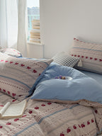 Liora Heart Yarn-Dyed Cotton Duvet Cover original reference image 12