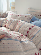 Liora Heart Yarn-Dyed Cotton Duvet Cover original reference image 13