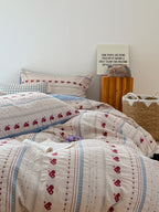 Liora Heart Yarn-Dyed Cotton Duvet Cover original reference image 16