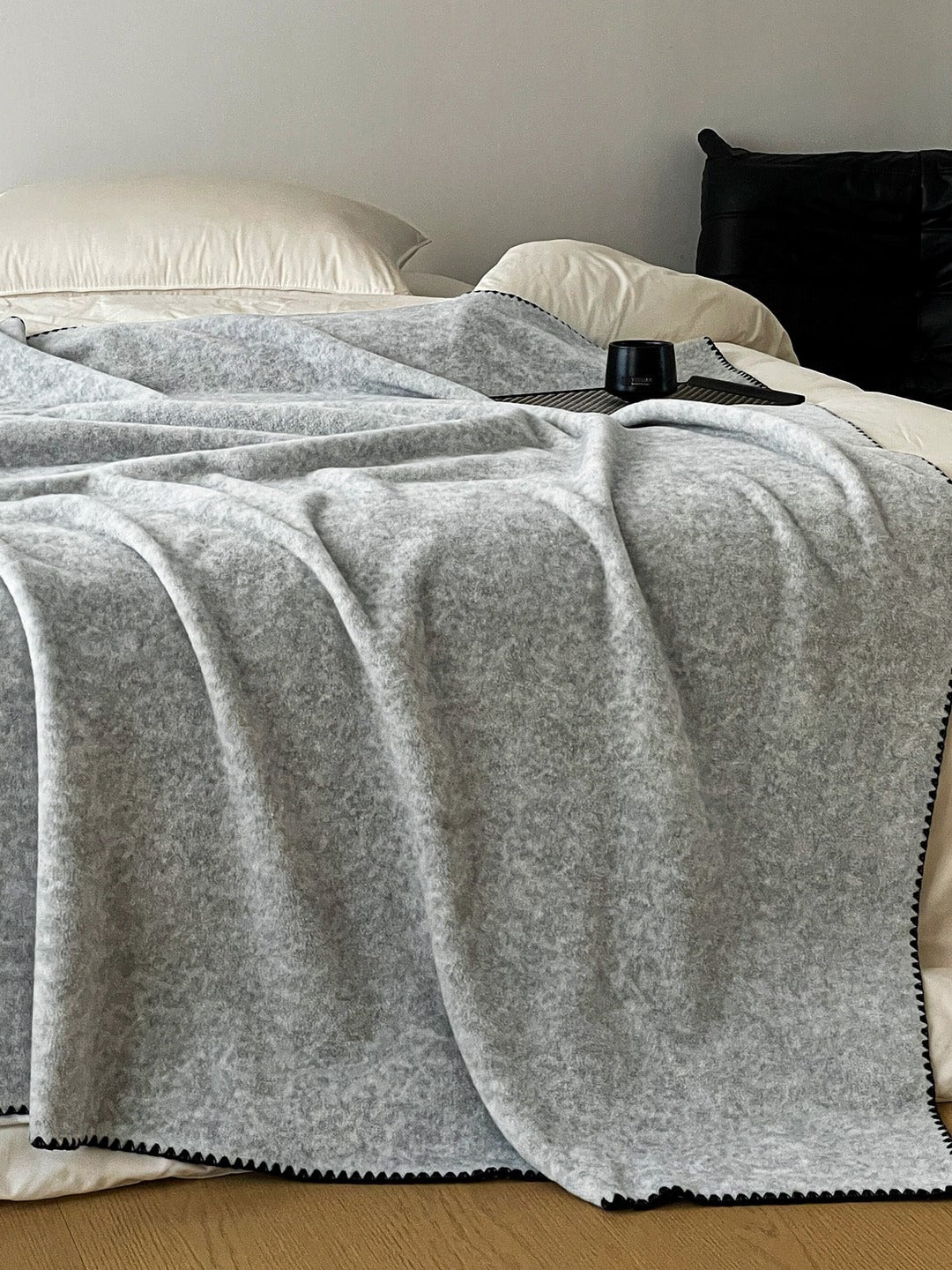 Luma Reversible Faux-Cashmere Throw Blanket original reference image 24