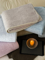 Luma Reversible Faux-Cashmere Throw Blanket original reference image 29