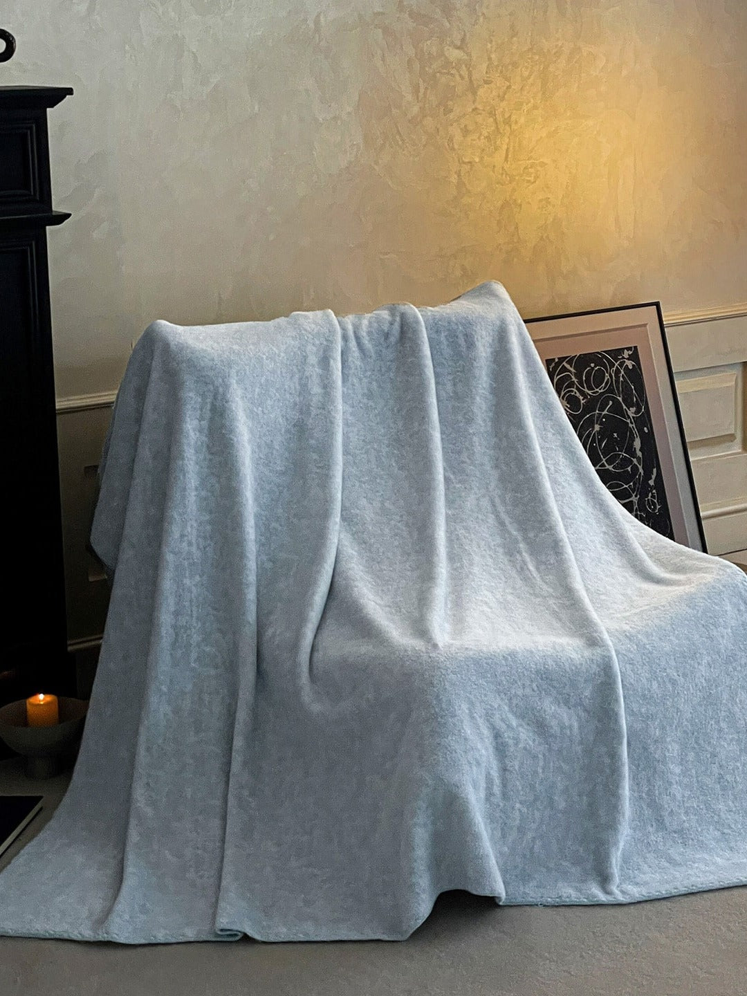 Luma Reversible Faux-Cashmere Throw Blanket original reference image 31