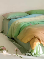 Luxury Ombre Aurora Duvet Cover - Purple