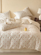 Meadow Cutwork Brushed Cotton Duvet Cover original reference image 3