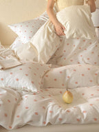 Meadow Cutwork Brushed Cotton Duvet Cover original reference image 4