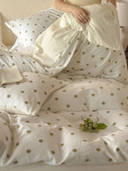 Meadow Cutwork Brushed Cotton Duvet Cover original reference image 9
