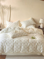 Meadow Cutwork Brushed Cotton Duvet Cover original reference image 10