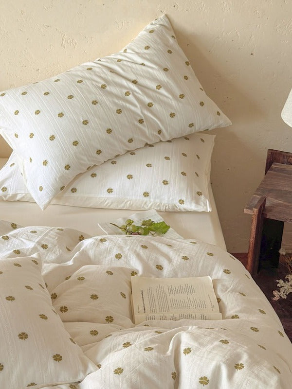 Meadow Cutwork Brushed Cotton Duvet Cover original reference image 15
