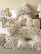 Meadow Cutwork Brushed Cotton Duvet Cover original reference image 16