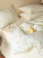 Meadow Cutwork Brushed Cotton Duvet Cover original reference image 18
