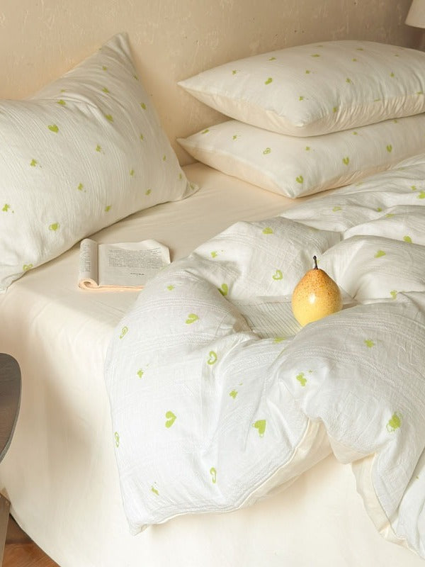 Meadow Cutwork Brushed Cotton Duvet Cover original reference image 18
