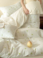 Meadow Cutwork Brushed Cotton Duvet Cover original reference image 20