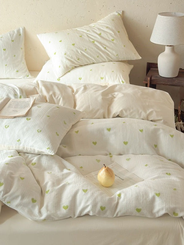 Meadow Cutwork Brushed Cotton Duvet Cover original reference image 24