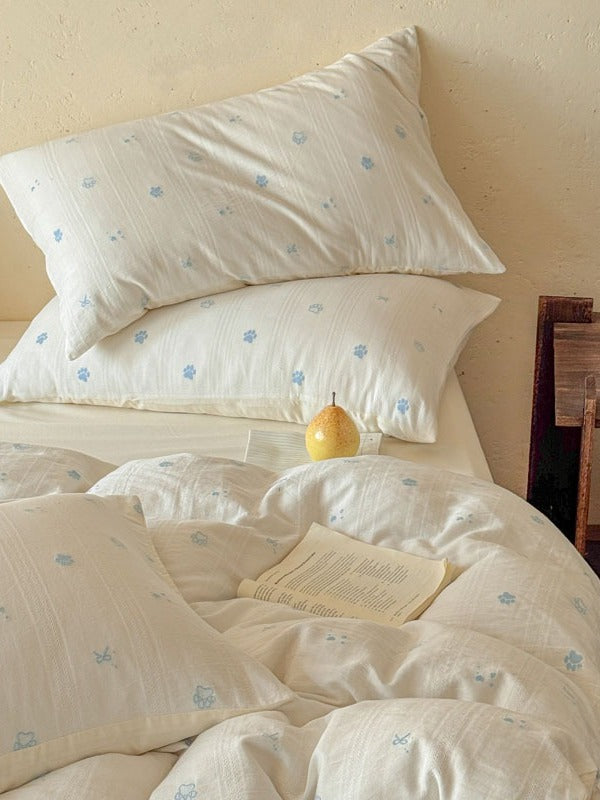 Meadow Cutwork Brushed Cotton Duvet Cover original reference image 31