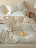 Meadow Cutwork Brushed Cotton Duvet Cover original reference image 32