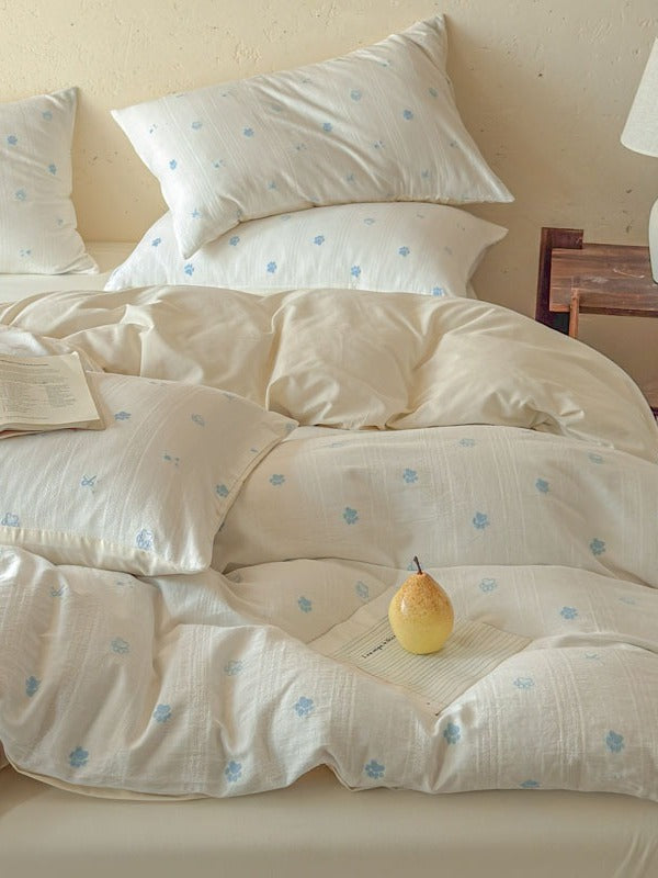 Meadow Cutwork Brushed Cotton Duvet Cover original reference image 32