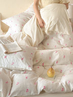 Meadow Cutwork Brushed Cotton Duvet Cover original reference image 36